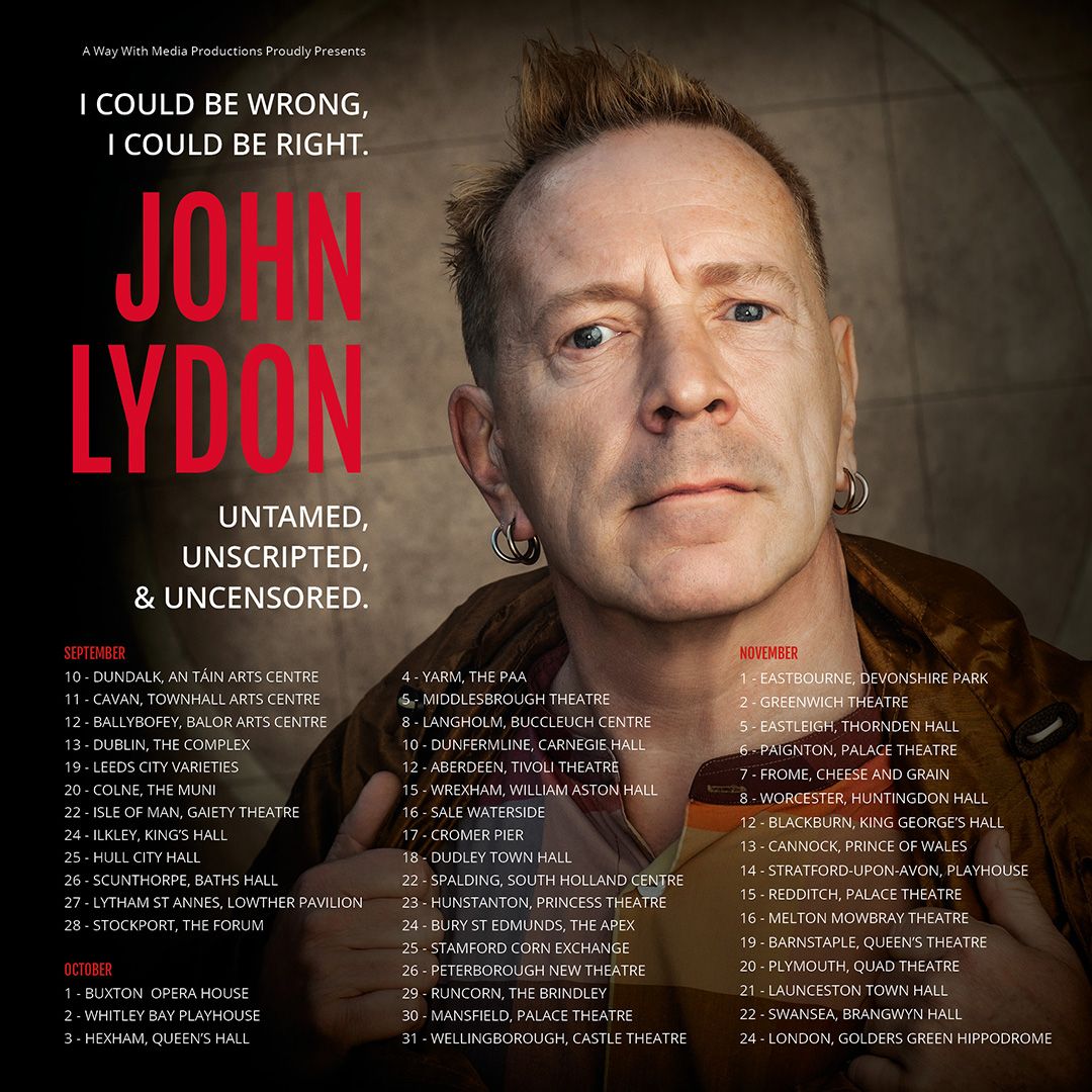 John Lydon - I Could Be Wrong, I Could Be Right 2025