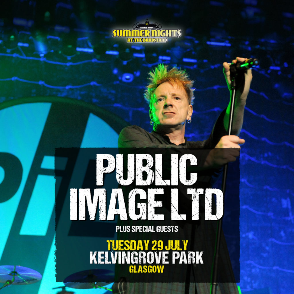 PiL Tuesday, July 29th, Glasgow, Kelvingrove Bandstand, Scotland, UK