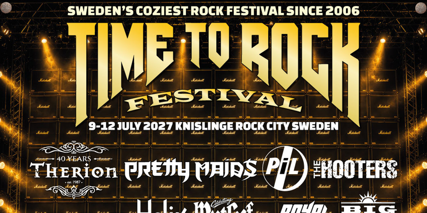 Time To Rock Festival, Sweden – July 2027